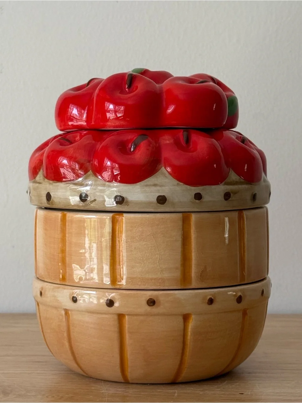 10 Strawberry Street Harvest Apple Basket Stacking Measuring Cups Sunshine Farms